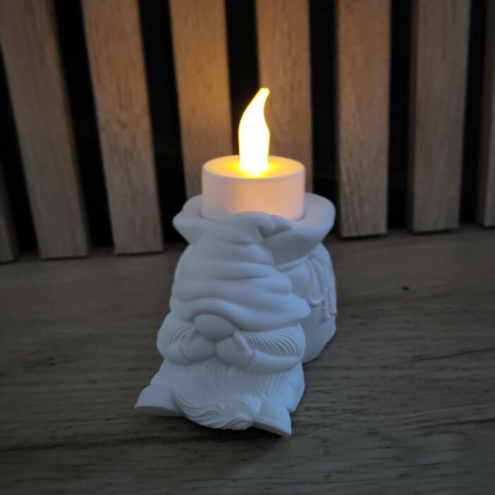 Bougeoir "hotte du père Noël"