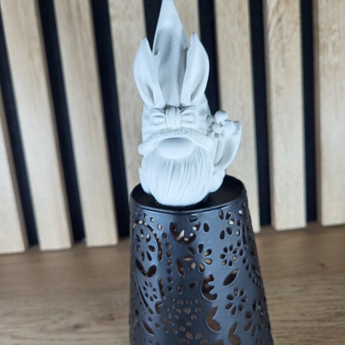 Statuette "lapin fleur"